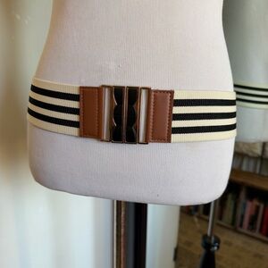 Stretchy Striped Belt